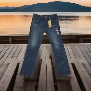 Levi's Men's Flex 511 Modern Slim Fit Pants Denim Jeans - Dark Blue 36x32